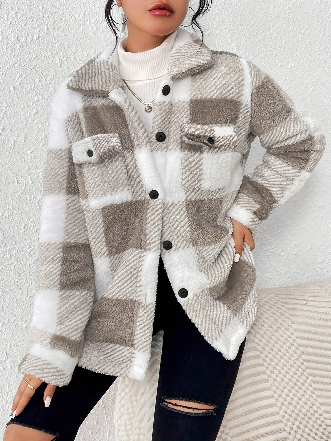 Rosalba Elegant Plush Winter Jacket