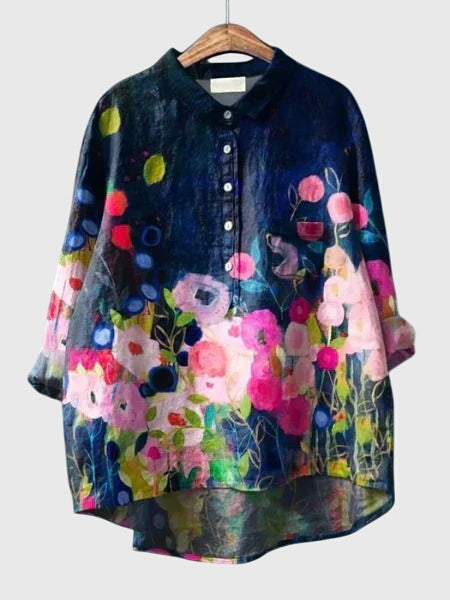 Lily | Bluse mit Blumenmuster