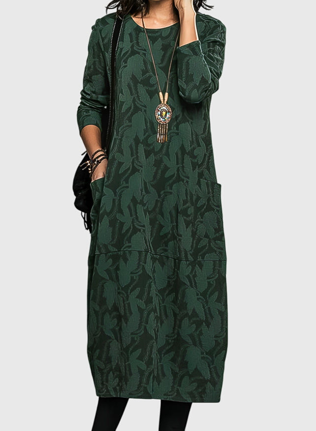 Lily | Legeres Kleid mit rundem Ausschnitt