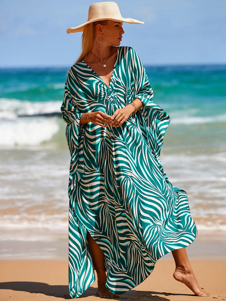 Elizabeth - Tropical Bamboo Dress