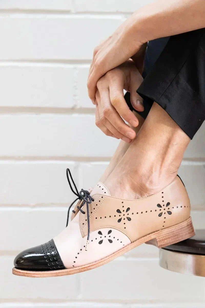 Zapatos Oxford bicolor
