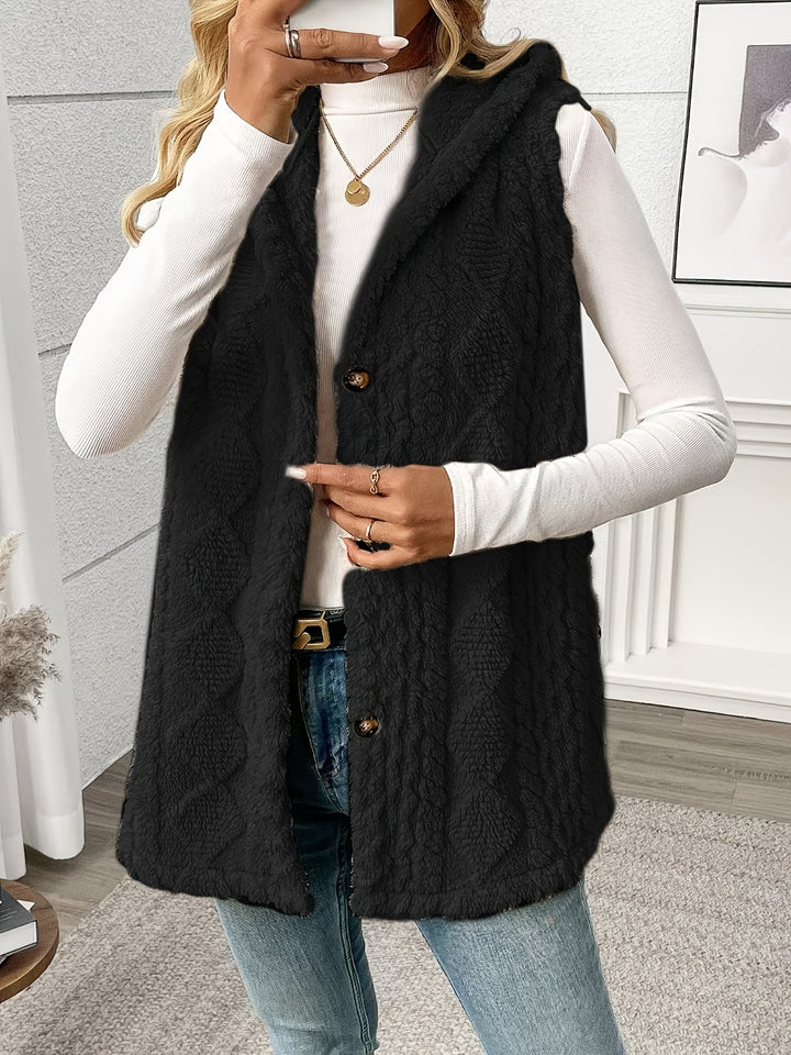 Sidonie Elegant Women's Hooded Vest