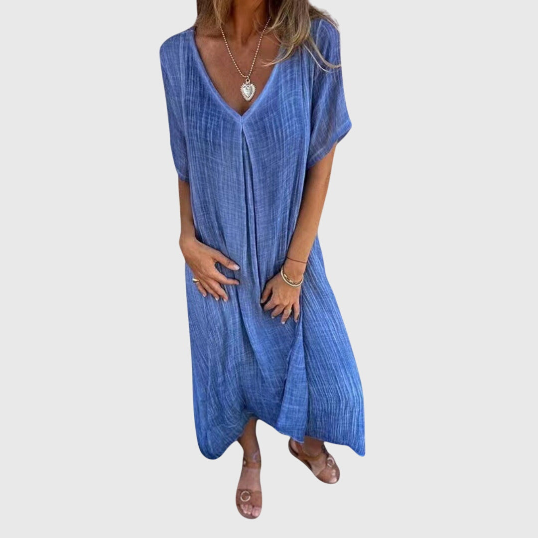 Lily | Elegant Lightweight V-Neck Dress