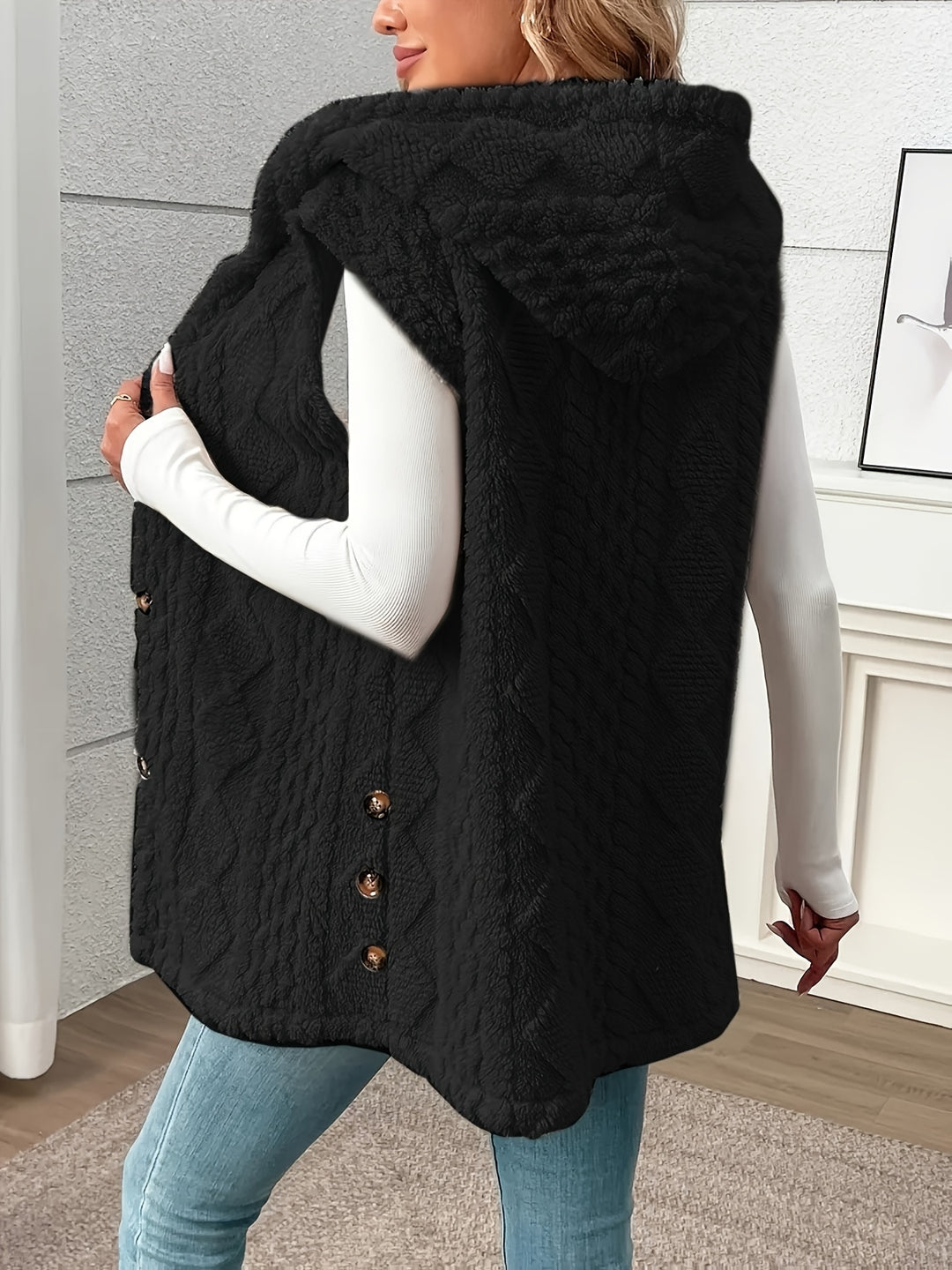 Sidonie Elegant Women's Hooded Vest