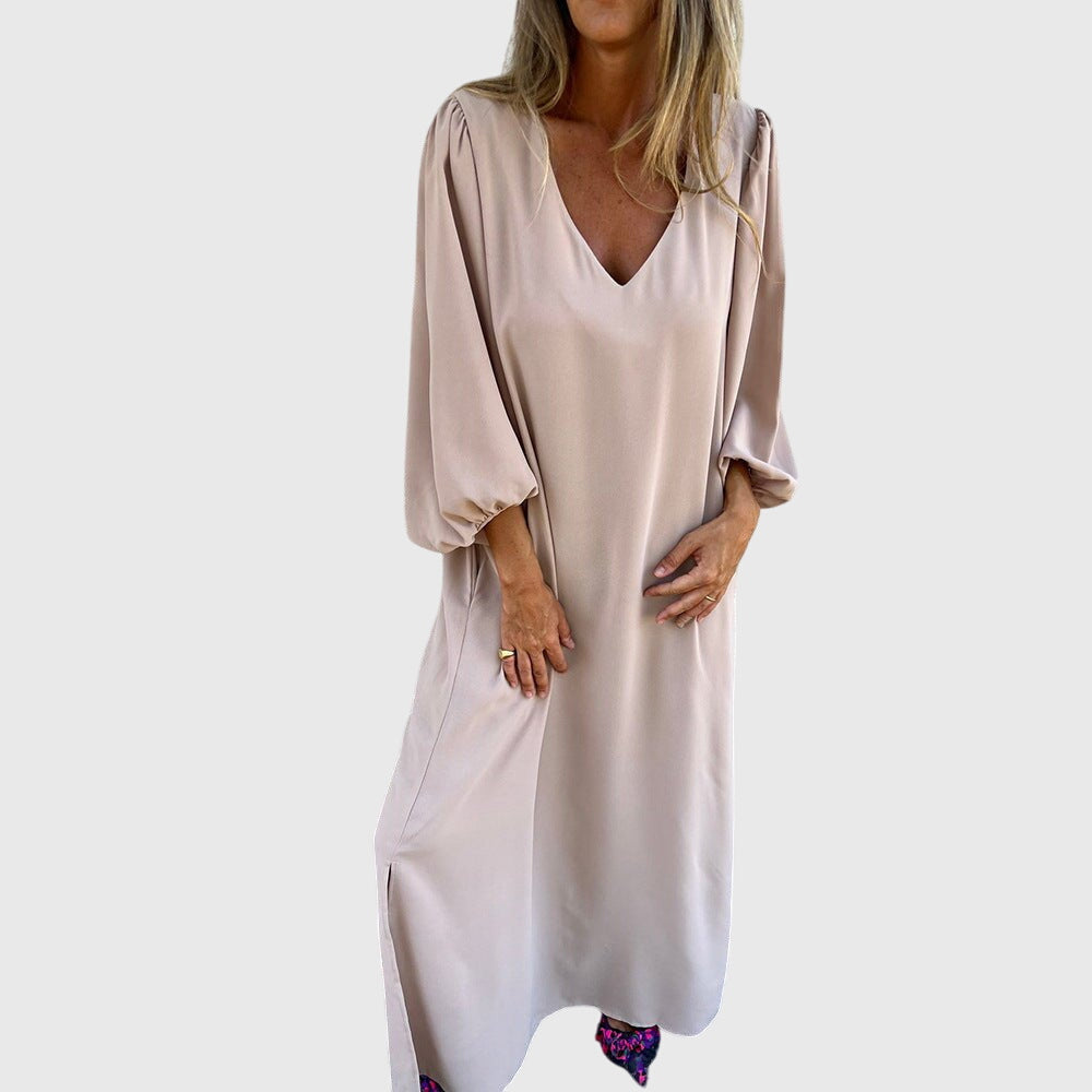 Lily | Long Boho Dress with Pockets