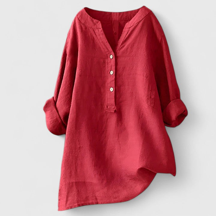 Lily | Elegantes Hemd mit Knopfleiste