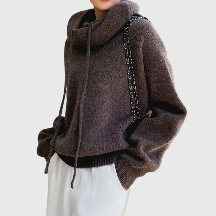 Marie | Gemütlicher Strickkapuzenpullover