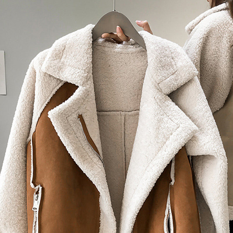 Women's Shearling Aviator Jacket