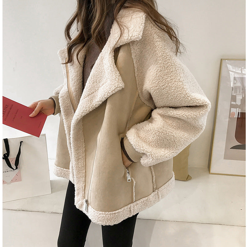 Women's Shearling Aviator Jacket