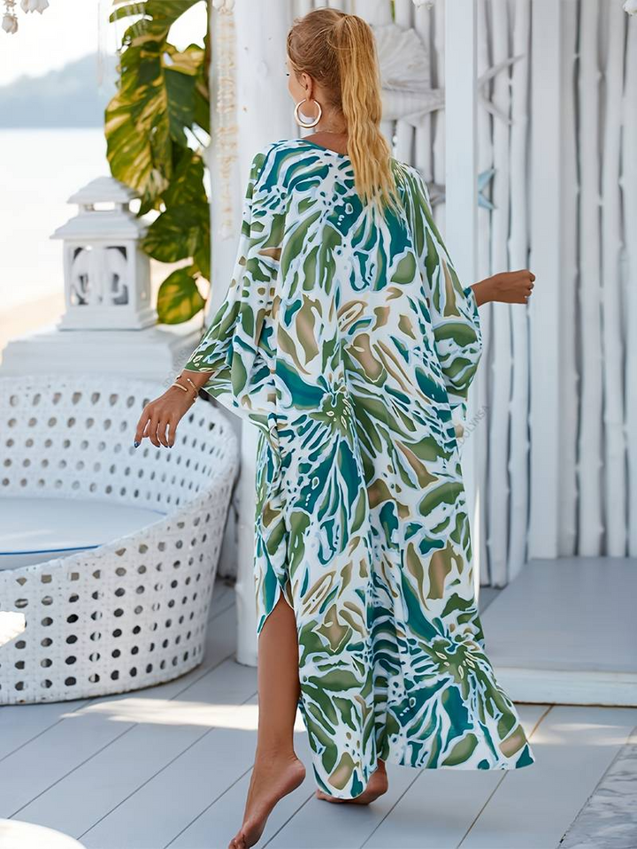 Lily - Tropical Bamboo Dress