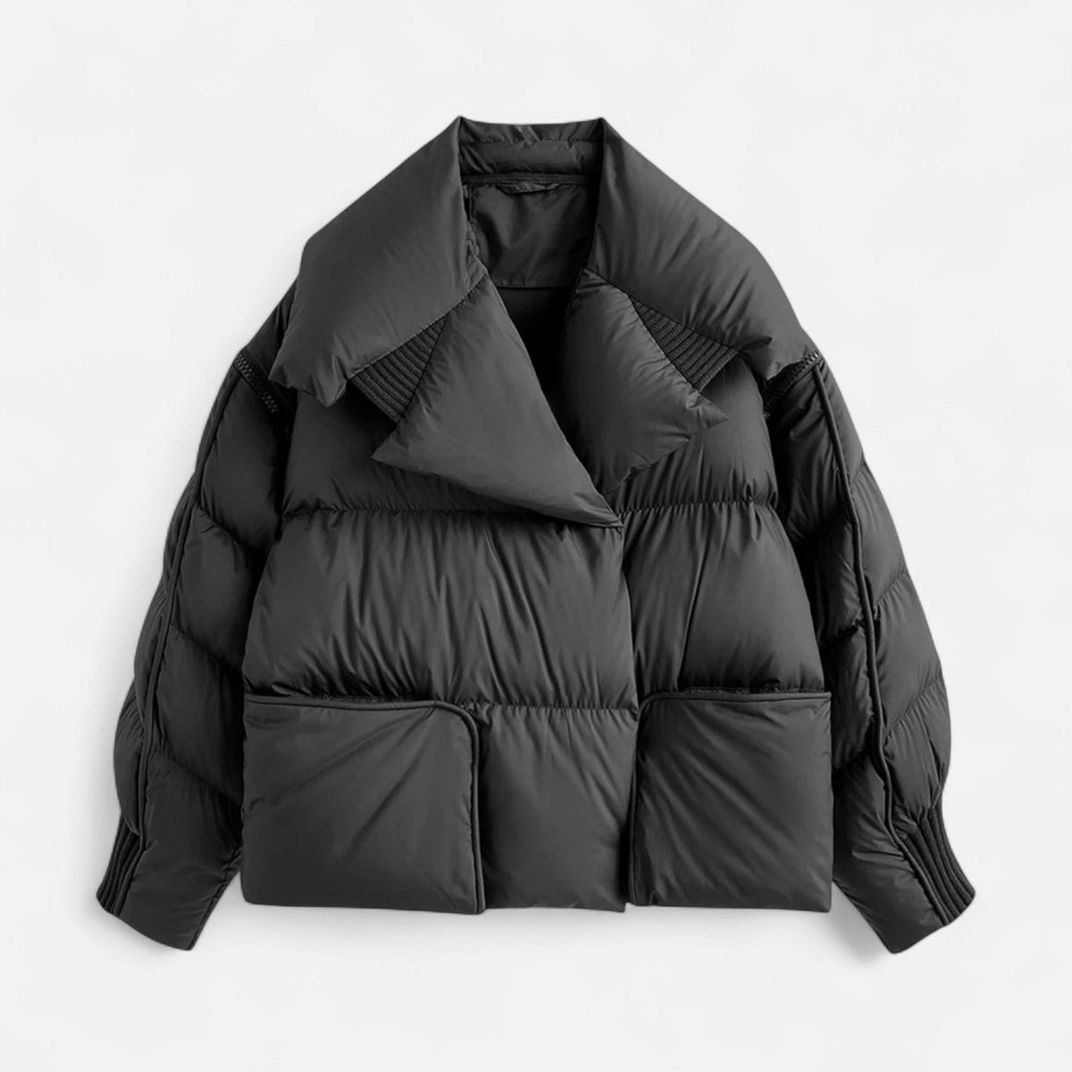 Chaqueta de plumón para mujer con mangas desmontables