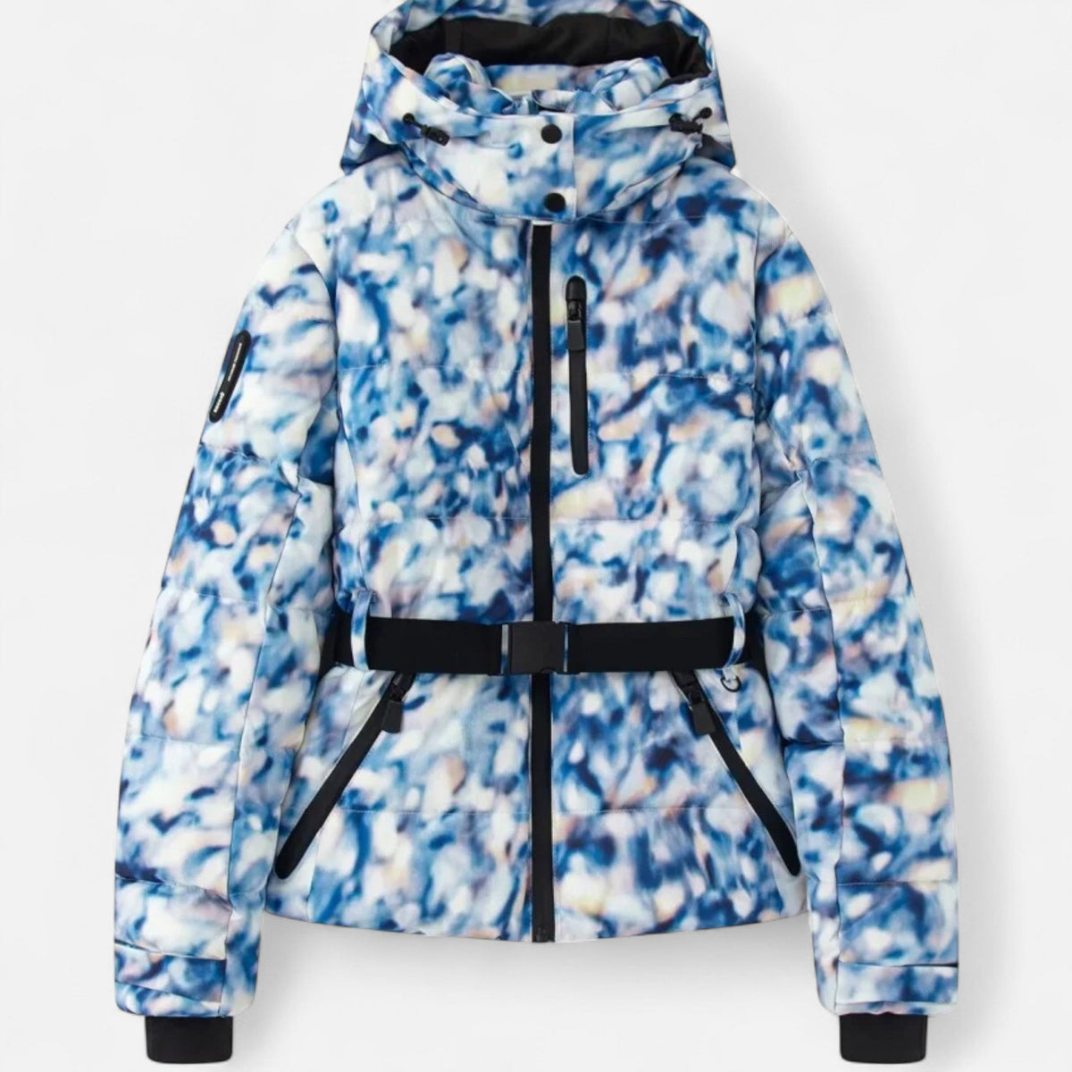 Women's Fitted Ski Jacket Technical Elegant Winter Performance