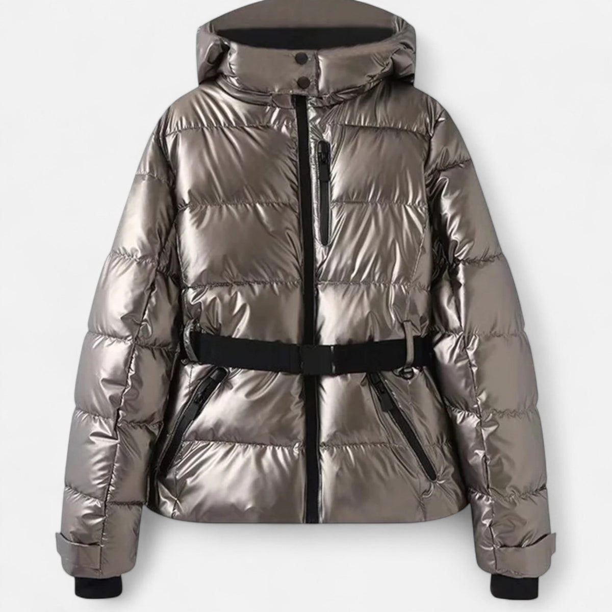 Women's Fitted Ski Jacket Technical Elegant Winter Performance