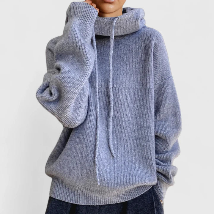 Marie | Gemütlicher Strickkapuzenpullover