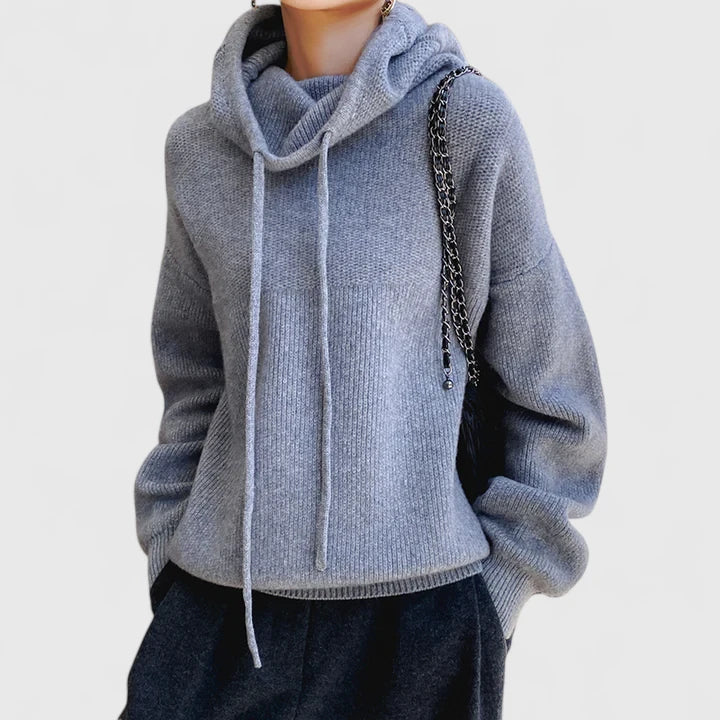 Marie | Gemütlicher Strickkapuzenpullover