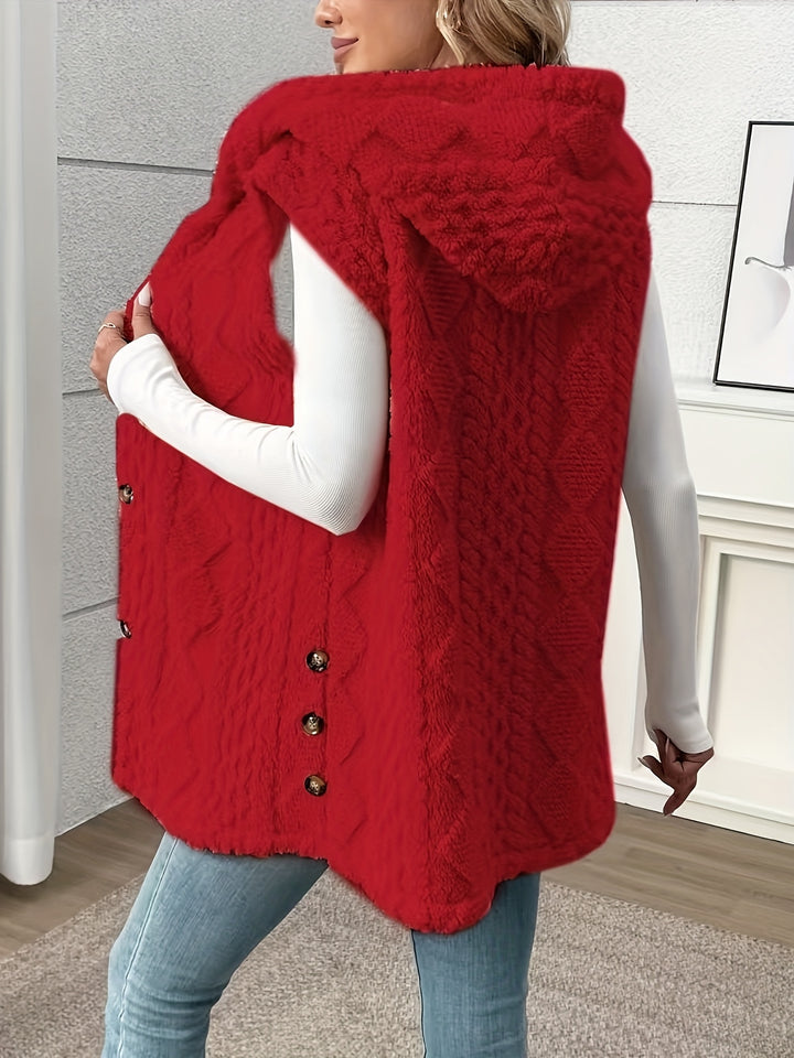 Sidonie Elegant Women's Hooded Vest