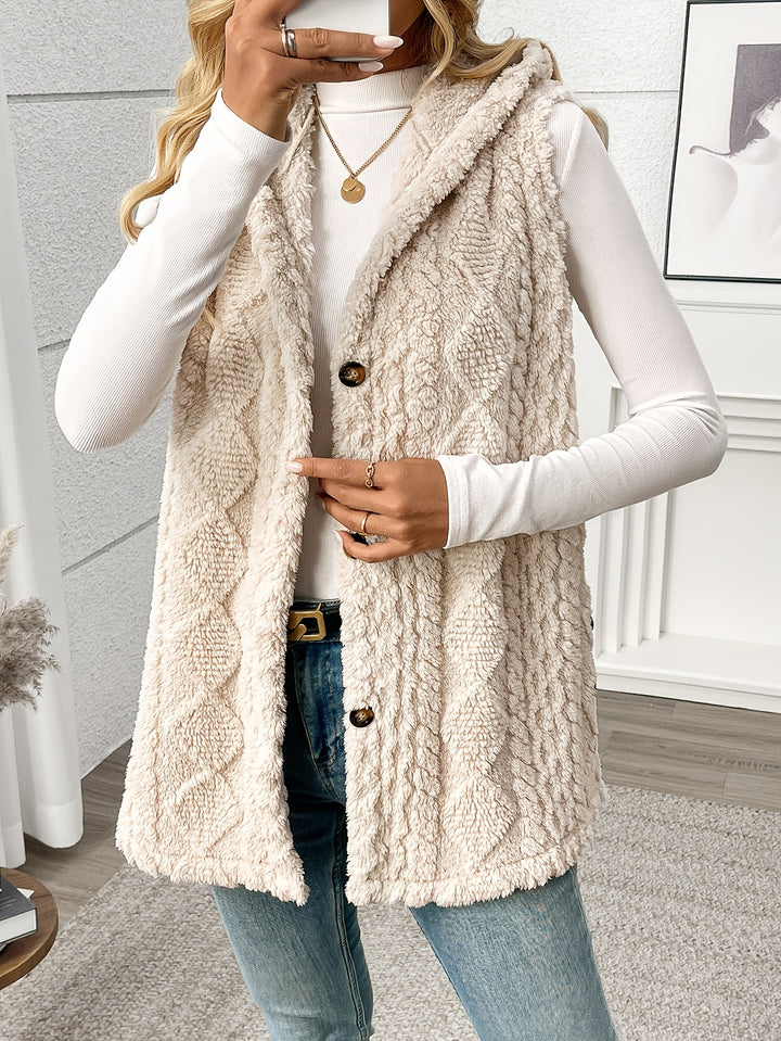 Sidonie Elegant Women's Hooded Vest