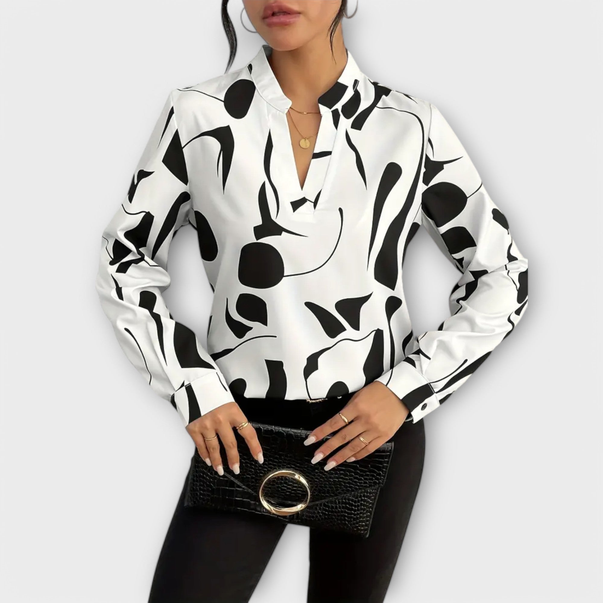 Lily | Elegante Bluse mit Muster