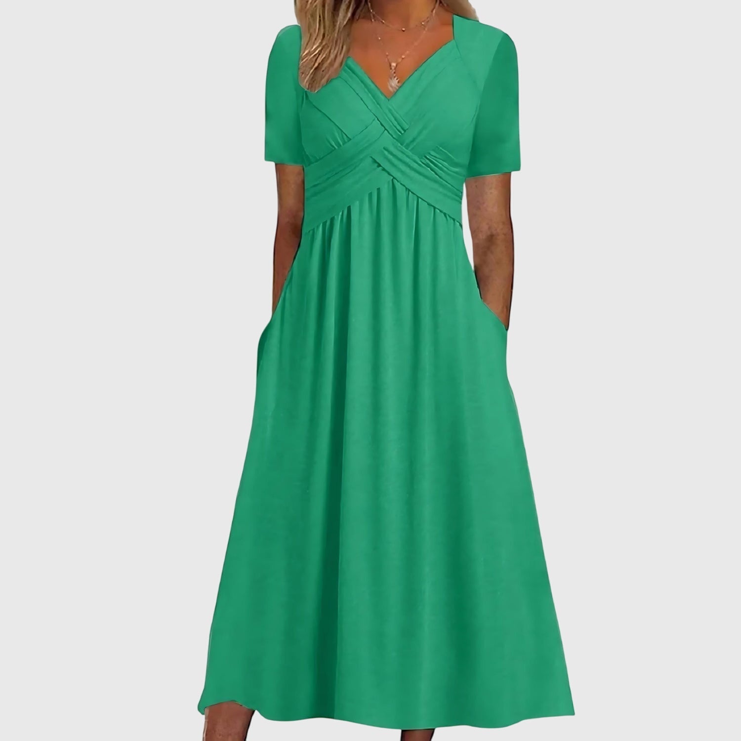 Lily | Midi Dress with Tummy Control.