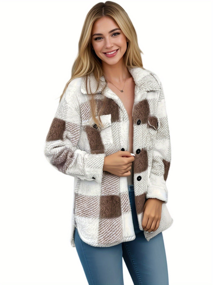 Rosalba Elegant Plush Winter Jacket