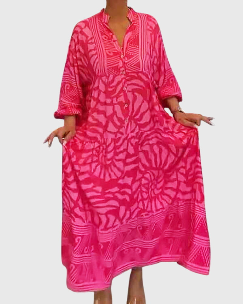 Lily | Maxi Dress With Elegant Print