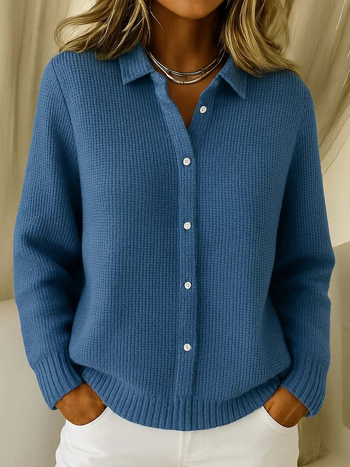 Gilet en maille pour femme à ouverture sur le devant