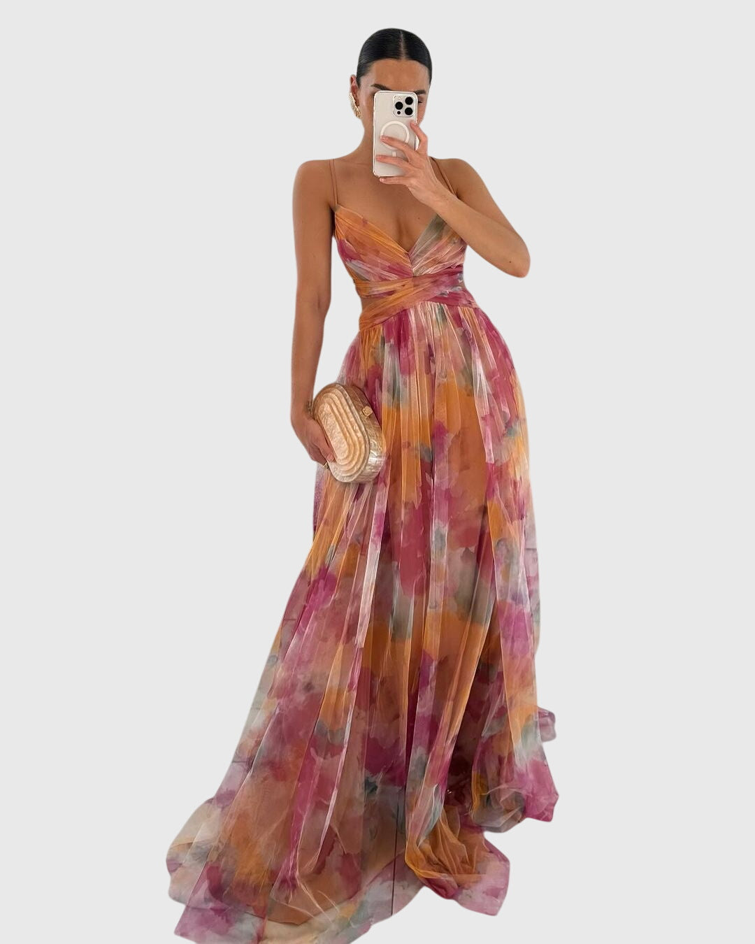 Lilie | Blumiges Maxikleid