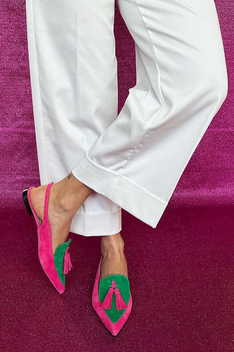 Tessa | Slingback con nappine