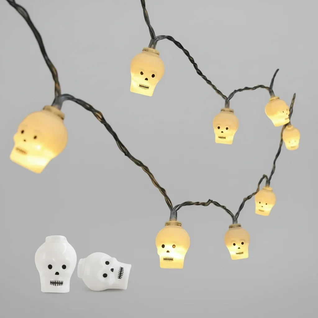 LED Halloween Motif Garland Light-Up Party Decoration