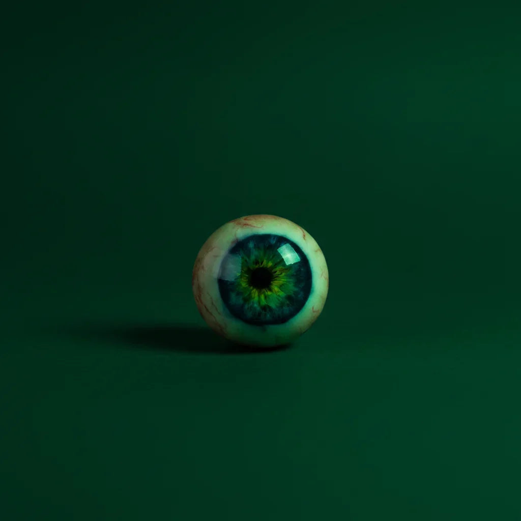 Decorazione d'accento con occhio di mostro realistico per interni a tema Halloween