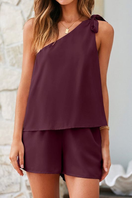 The One-Shoulder Luxe Set