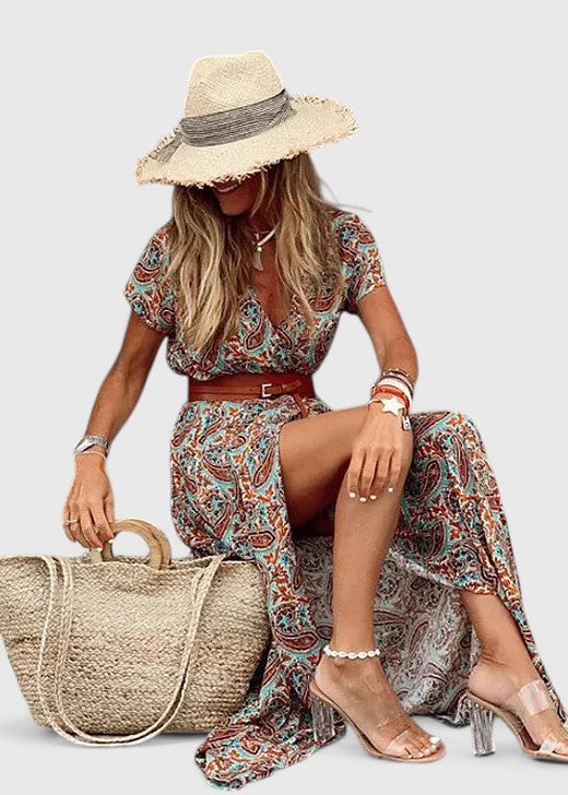 Lily | Stilvolles Boho-Maxikleid