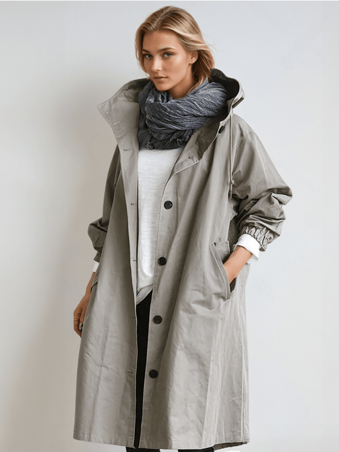 Breea Water Repellent Trench Coat