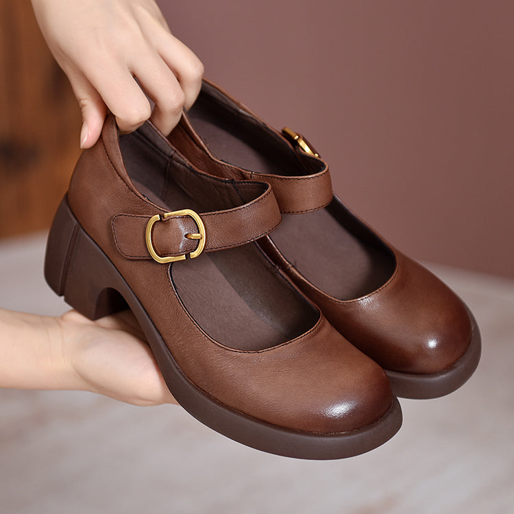 Annie | Zapatos de piel estilo Mary Jane Agnes
