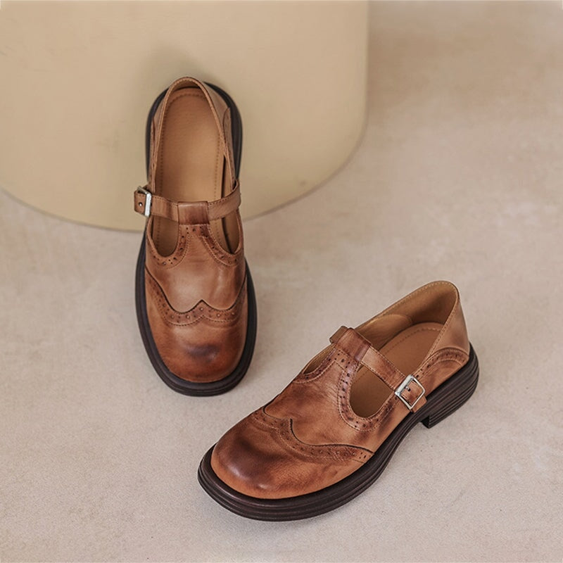 Lily | Lederschuhe mit Riemchen