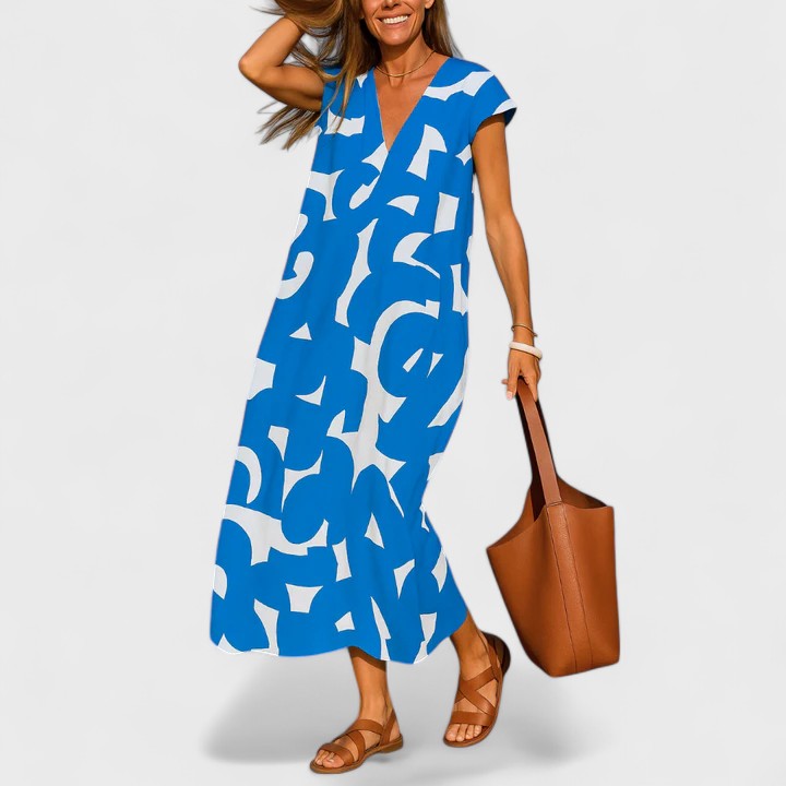 Lily | Flowing V-Neck Dress