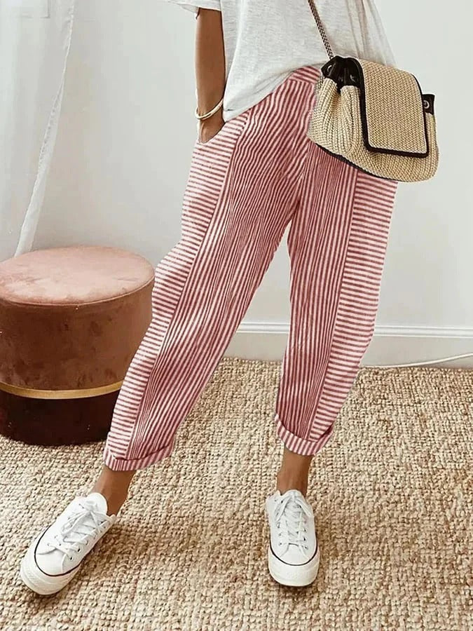 AMYNELLE – PANTALONI LEGGERI E SLIM