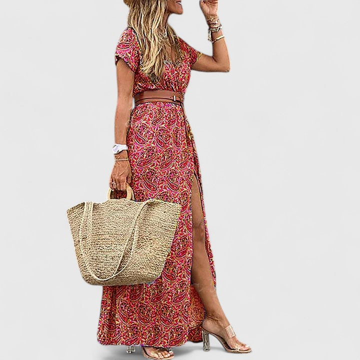 Lily | Stilvolles Boho-Maxikleid