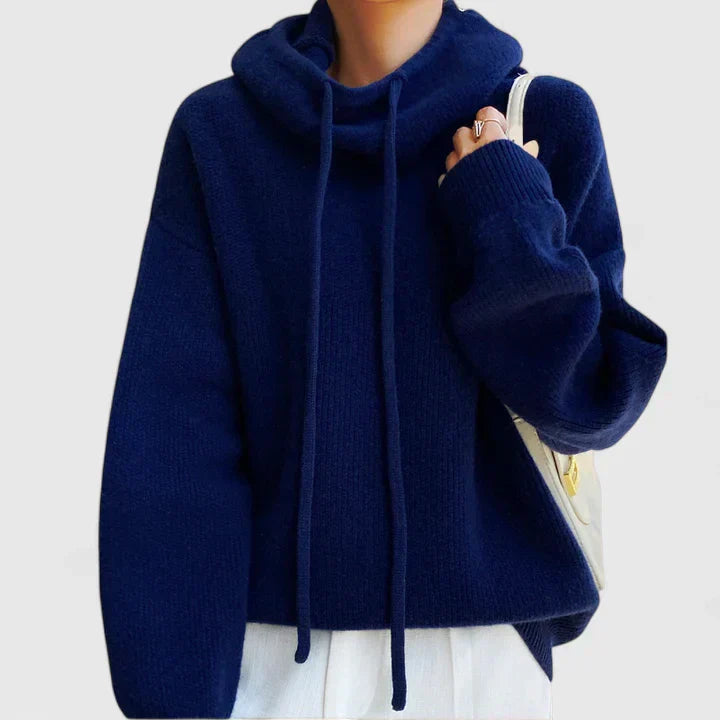 Marie | Gemütlicher Strickkapuzenpullover