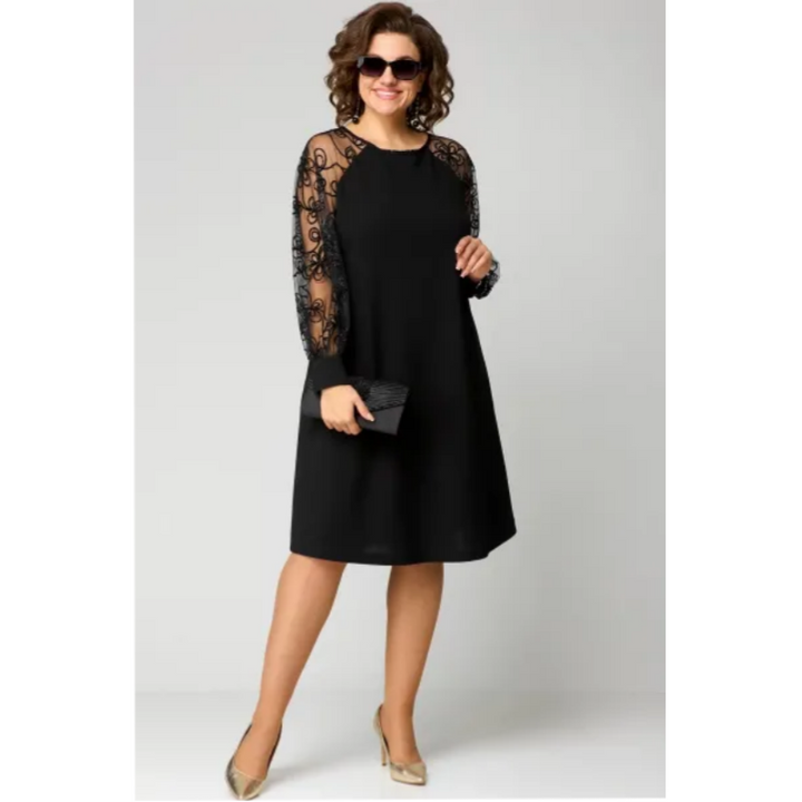 Elara Elegant Lace Dress