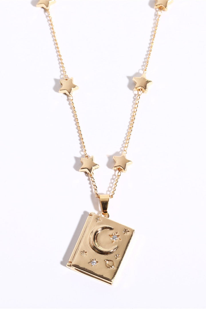 Openable Constellation Book Necklace